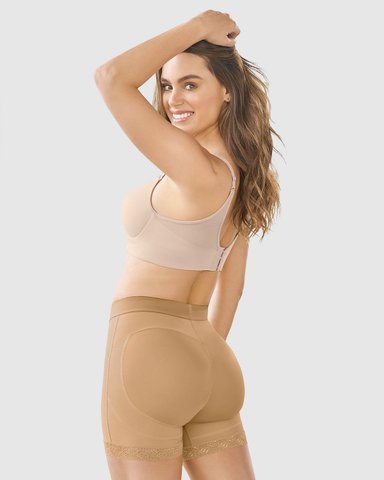 CALZÓN FAJA MUJER LEONISA TIPO SHORT LEVANTA COLA