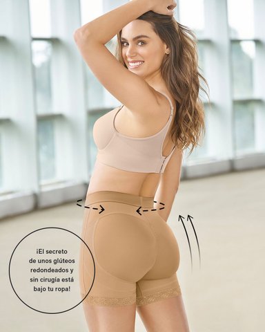 CALZÓN FAJA TIPO SHORT LEVANTA COLA - 5