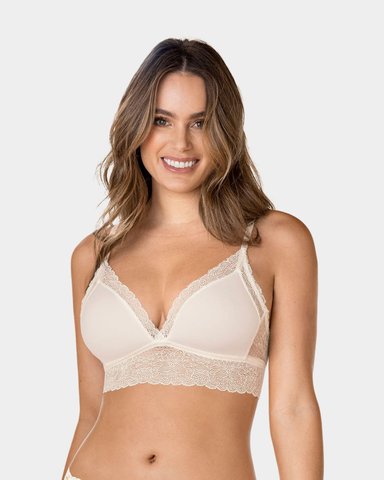 BRALETTE EN ENCAJE SEXY Y NATURAL