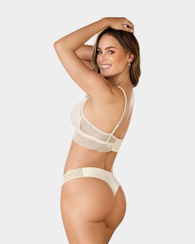 BRALETTE EN ENCAJE SEXY Y NATURAL - 6