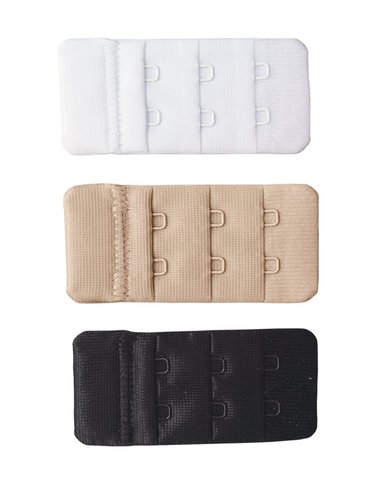 PAQUETE POR 3 BROCHES EXTENSORES AJUSTA TU BRASIER A ESPALDA