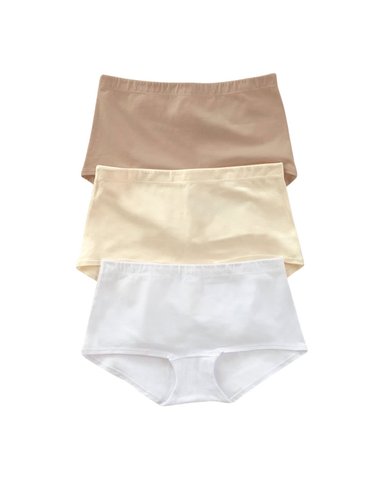 PAQUETE X 3 CÓMODOS CALZONES ESTILO BÓXERS EN ALGODÓN ELÁSTICO