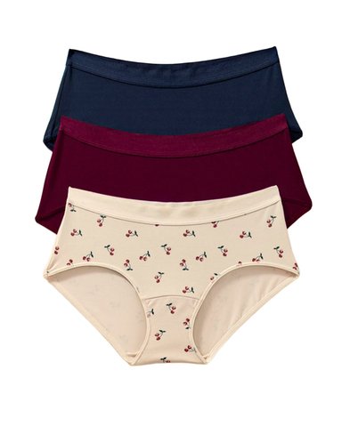 PAQUETE X 3 HIPSTERS CÓMODOS Y SUAVES DE BUEN CUBRIMIENTO - 1