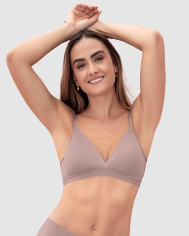 BRASIER SIN ARCO PURA COMODIDAD CON DETALLES EN TUL - 1