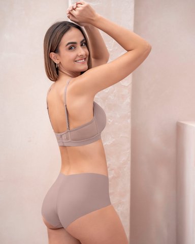 BRASIER SIN ARCO PURA COMODIDAD CON DETALLES EN TUL - 4