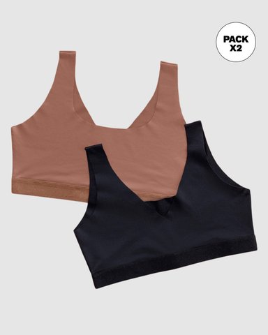 PAQUETE X 2 TOPS INVISIBLES DOBLE ESCOTE - 1