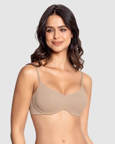 BRASIER ULTRALIVIANO CON COPAS INTERNAS FIJAS