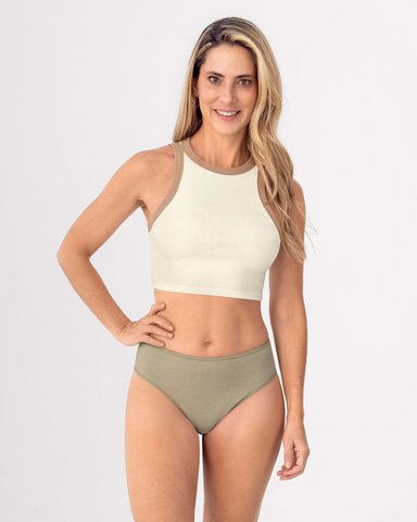 PAQUETE X 3 CALZONES TIPO BIKINI ALGODÓN TOTAL CUBRIMIENTO - 3