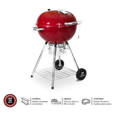 PARRILLA SHERIFF 22' ROJO
