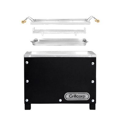 CAJA CHINA GRILLCORP CAOBA MINI GALVANIZADA 40X30X30 - 2