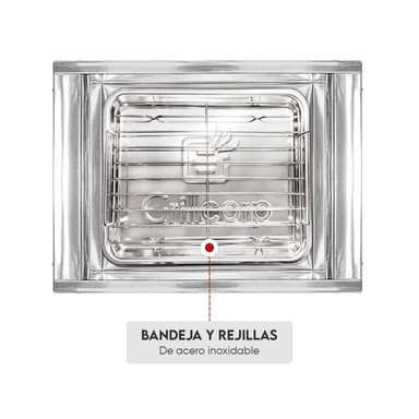 CAJA CHINA GRILLCORP CAOBA MINI GALVANIZADA 40X30X30 - 4