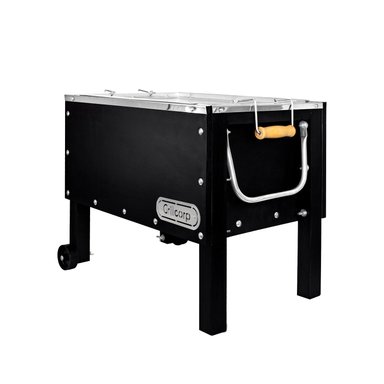 BANDEJA GRILLCORP MARRÓN CAJA CHINA MEDIANA PREMIUM INOXIDABLES 70X40X55 CM - 2