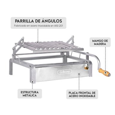 CAJA CHINA JUNIOR PREMIUM + PARRILLA LEVANTE GALVANIZADA - 2