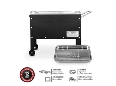 CAJA CHINA GRILLCORP 398225 NEGRO JUNIOR INOXIDABLE BLACK - 1