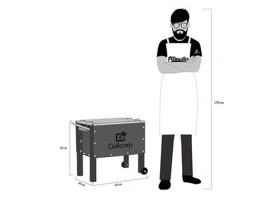 CAJA CHINA GRILLCORP 398225 NEGRO JUNIOR INOXIDABLE BLACK - 5