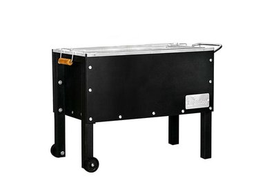 CAJA CHINA GRILLCORP 401116 NEGRO MEDIANA INOXIDABLE BLACK PARRILLA LEVANTE - 2