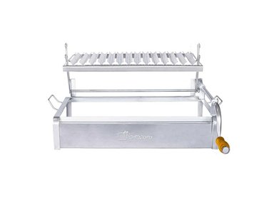 CAJA CHINA GRILLCORP 401116 NEGRO MEDIANA INOXIDABLE BLACK PARRILLA LEVANTE - 3