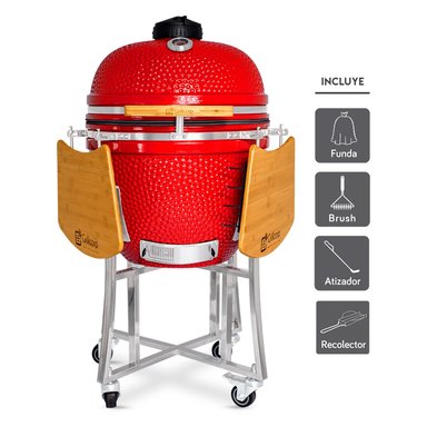 KAMADO GRILLCORP ROJO CLÁSICO 23'