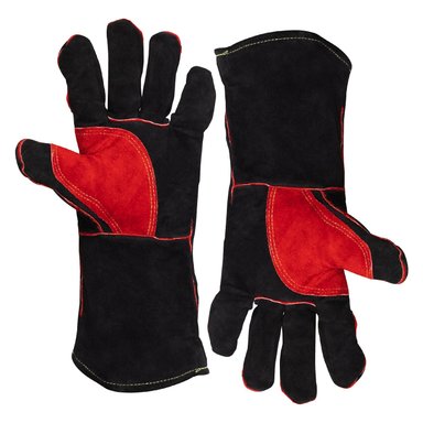 GUANTES PARRILLEROS DE CUERO REFORZADO - 2