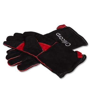 GUANTES PARRILLEROS DE CUERO REFORZADO - 3