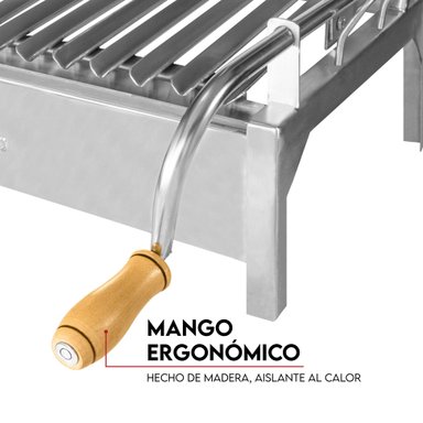 PARRILLA JUNIOR INOXIDABLE PARA EMPOTRAR - 4
