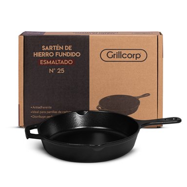 SARTENES GRILLCORP HF ESMALTADO N°16.5 + N°25 - 5
