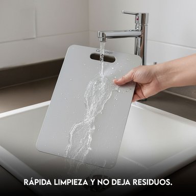 TABLA GRANDE DE ACERO INOXIDABLE 50X35CM AISI 316 GRADO QUIRURGICO - 7