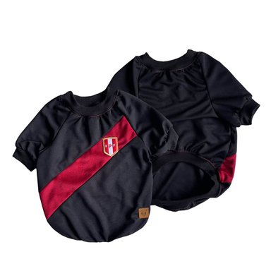 CAMISETA PARA MASCOTAS LETIF PET SHOP PERÚ NEGRO TALLA 0