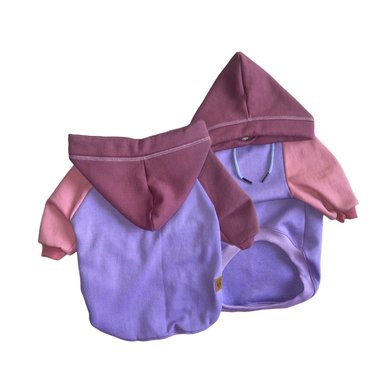 POLERA PARA MASCOTAS LETIF PET SHOP FULL COLOR LILA TALLA 0