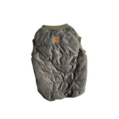 CHALECO PARA MASCOTAS LETIF PET SHOP IMPERMEABLE VERDE MILITAR TALLA 3 - 5