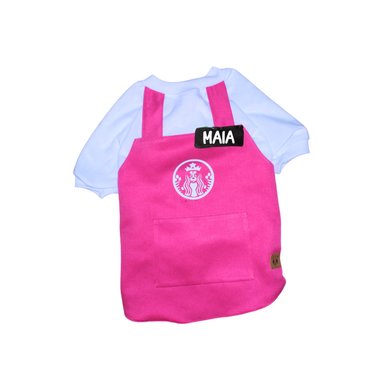 DISFRAZ PERRO Y GATO LETIF PET SHOP STARBUKS DOG ROSA TALLA 2 - 2