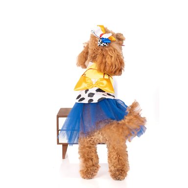 DISFRAZ TERCIOPELO PERRO Y GATO LETIF PET SHOP JESSIE TALLA 0 - 3