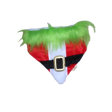 BANDANA TERCIOPELO PERRO Y GATO LETIF PET SHOP GRINCH TALLA L