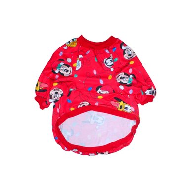 POLERA ALGODÓN PERRO Y GATO LETIF PET SHOP MICKEY XMAS TALLA 6 - 4