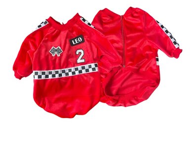 DISFRAZ TERCIOPELO PERRO Y GATO FORMULA 1 MACHO TALLA 1 LETIF PET SHOP