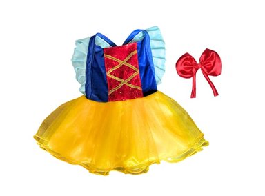 DISFRAZ TERCIOPELO PERRO Y GATO BLANCA NIEVES TALLA 8 LETIF PET SHOP