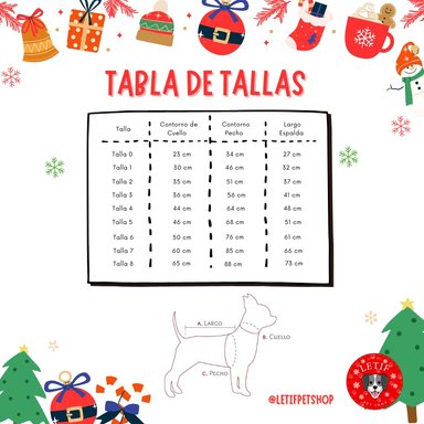 POLERA ALGODÓN PERRO Y GATO MERRY TALLA 2 LETIF PET SHOP - 3