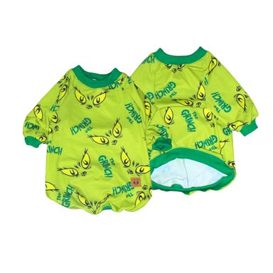 POLERA ALGODÓN PERRO Y GATO GRINCH TALLA 1 LETIF PET SHOP