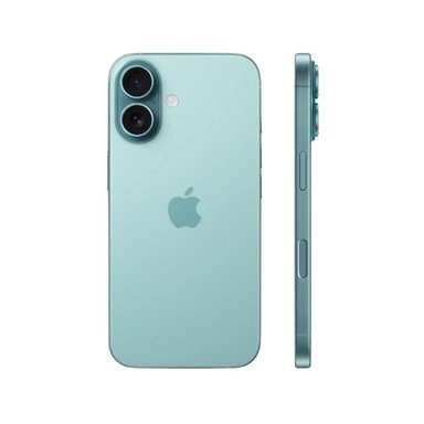 IPHONE 16 128GB 8GB 48MP + 12MP 6.1" TEAL CHIP FISICO + CASE + MICA - 2
