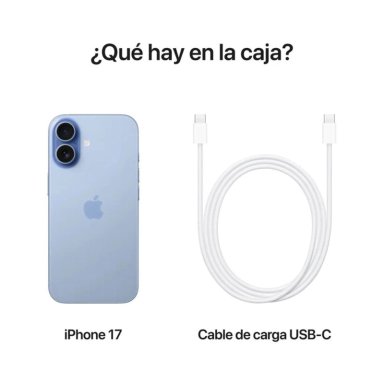 APPLE IPHONE 17 256GB 6.3' MIST BLUE CHIP FISICO - 5