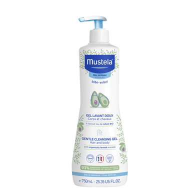 GEL DE BAÑO MUSTELA 8704092 750 ML SUAVE BEBÉ CABELLO Y CUERPO - 1