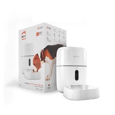 DISPENSADOR ALIMENTO NEXXT SOLUTIONS NHA-P610 NEGRO INTELIGENTE PARA MASCOTAS - 1