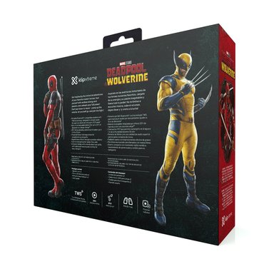 PARLANTE BLUETOOTH KLIPXTREME NITRO DEADPOOL Y WOLVERINE KBS-025MD 2PK - 5