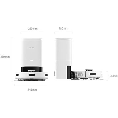 ASPIRADORA ROBOT Y TRAPEADOR 2 EN 1 EZVIZ RE4 PLUS BLANCO - 4