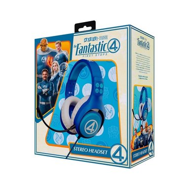 AUDÍFONOS CON MICRÓFONO XTECH MARVEL FANTASTC 4 XTH-M566F4 CELESTE - 4
