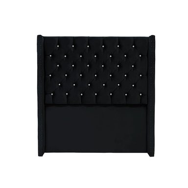 CABECERA COLCHONES PEREZOSO 2 PLAZAS MADERA NEGRO COLATERAL