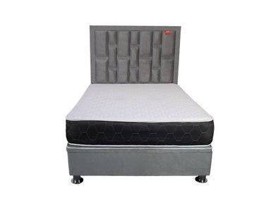 DORMITORIO COLCHONES PEREZOSO BOX ESPACIO 2 PLAZAS + CABECERA + ALMOHADAS - 2