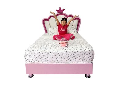 DORMITORIO COLCHONES PEREZOSO PRINCESITA 2 PLAZAS + 02 ALMOHADAS