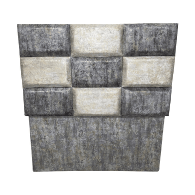 CABECERA COLCHONES PEREZOSO ROMA KING BEIGE Y PLOMO