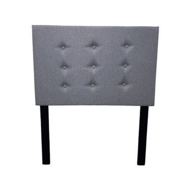 CABECERA COLCHONES PEREZOSO MARGARITA 2 PLAZAS PLATEADO